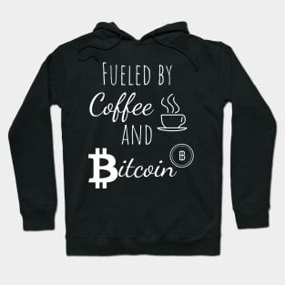 Bitcoin Crypto Fueled by Coffee and Bitcoin Gift Hoodie